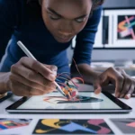 designer-graphique-en-activite